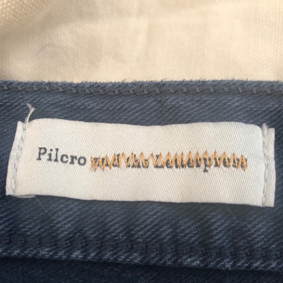 Pilcro letterpress low rise straight Denim Jeans - Picture 4 of 8